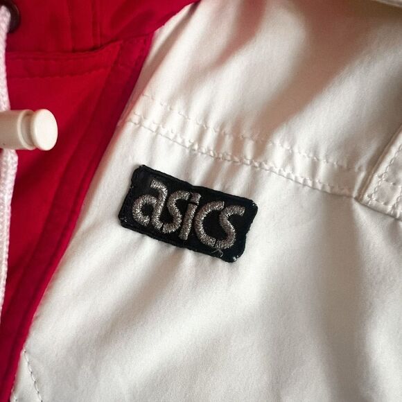 ASICS 80s Vintage Ski Jacket, Red and Blue Colour Block, Medium - Picture 9 of 11